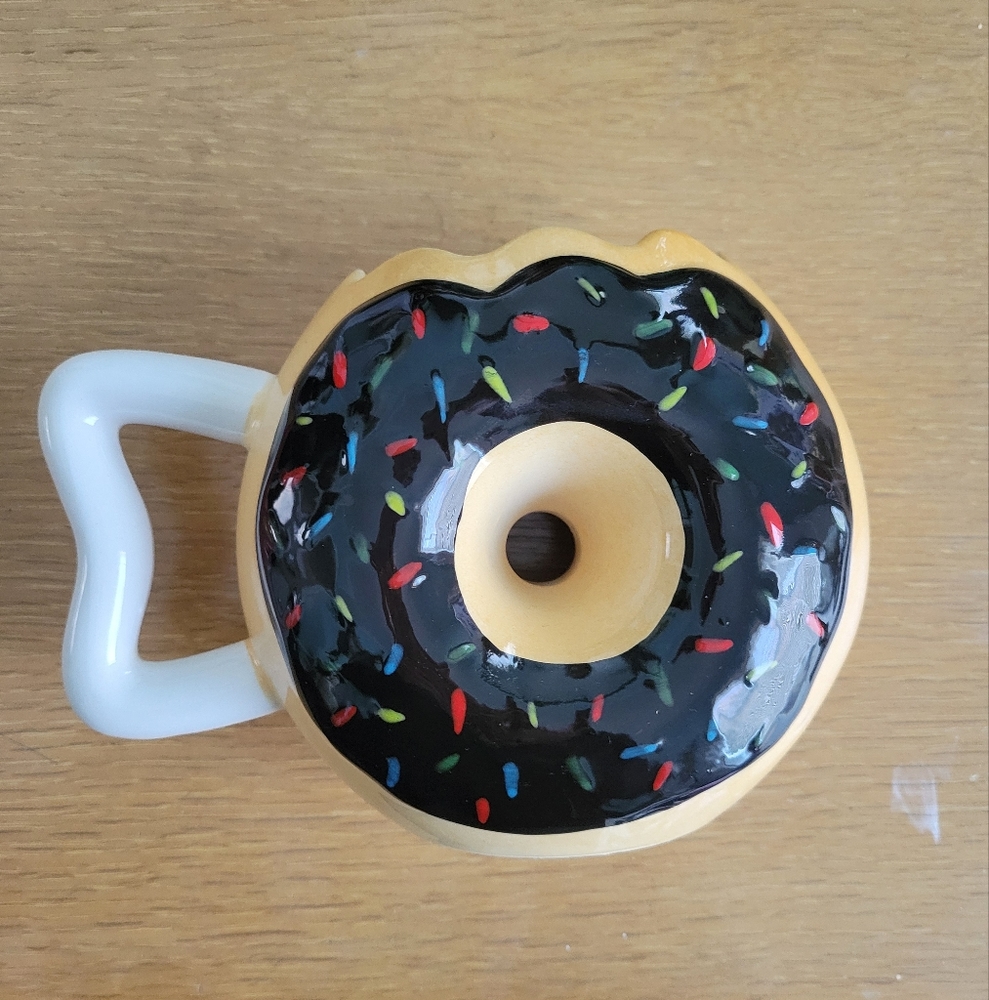 NWOT Big Mouth Frosted Donut Coffee Mug